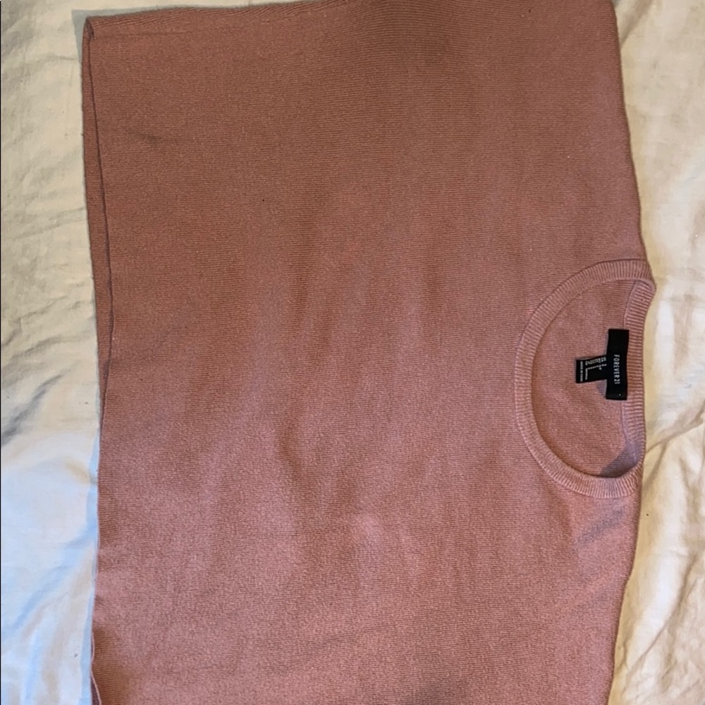 Pink Crop Top Sweater